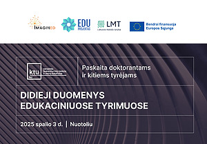 DIDIEJI DUOMENYS  EDUKACINIUOSE TYRIMUOSE